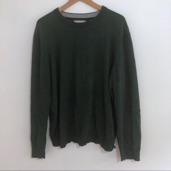 Old Navy Olive Green Oversized Crew Neck Sweater - Picture 2 of 3